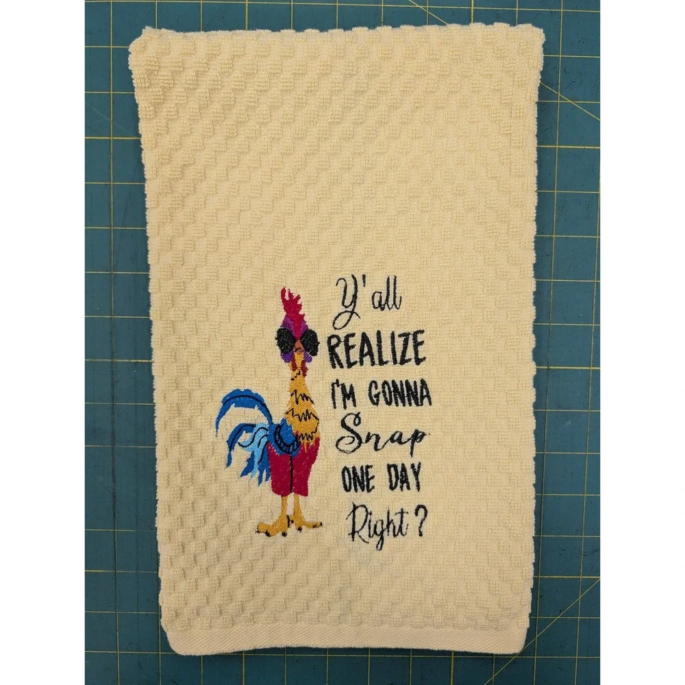 Ya'll Realize I'm Gonna Snap One Day Right? Kitchen Bath Bar Hand Towel